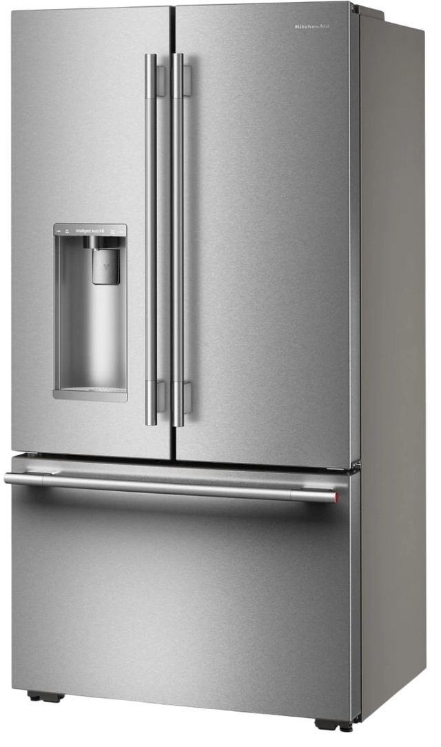 KitchenAid® 36" 23.1 Cu. Ft. Fingerprint Resistant Stainless Steel Counter Depth French Door Refrigerator with Intelligent Auto Fill-3