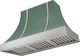 AGA Cascade 36" Mineral Green Wall Mounted Range Hood  with Brushed Nickel Trim-0