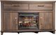 Signature Design by Ashley® Brazen Valley Dark Brown 60" TV Stand with Electric Fireplace-0