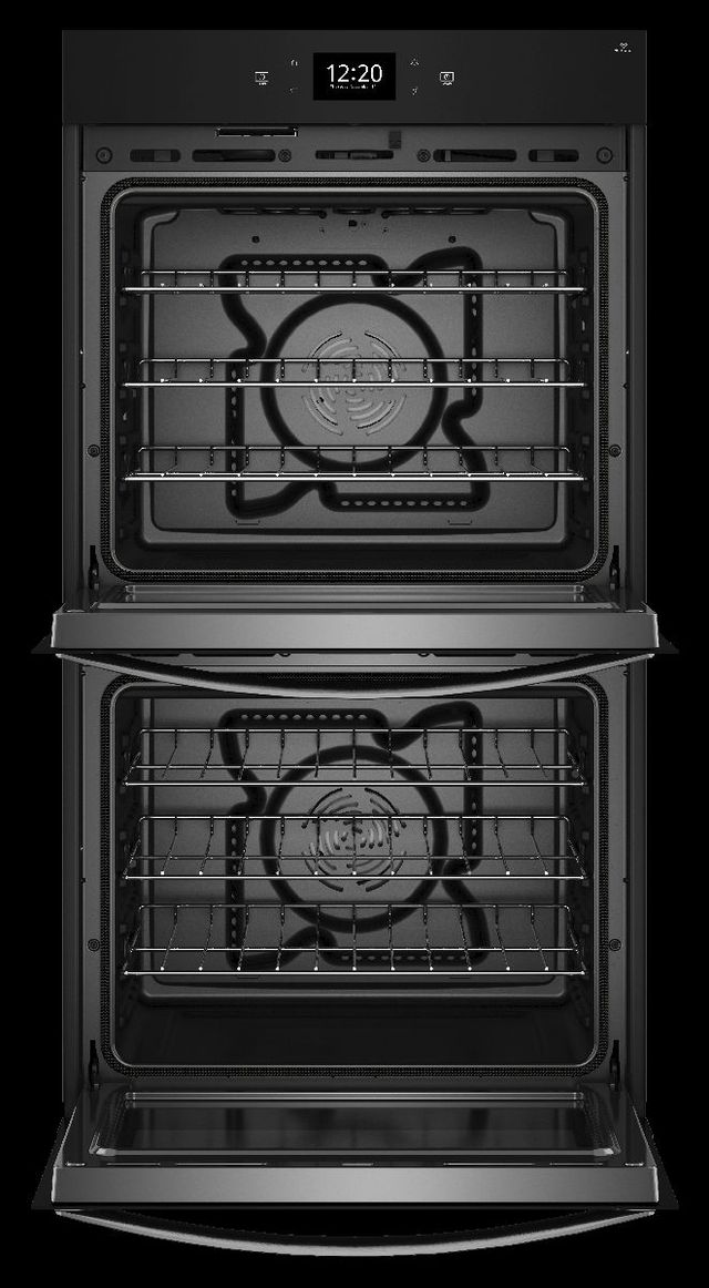 Whirlpool® 27" Fingerprint Resistant Stainless Steel Double Electric Wall Oven-1