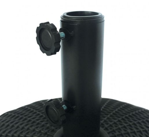 Furniture of America® Fab Black Round Umbrella Base-2