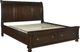 Millennium® by Ashley® Porter Rustic Brown King Sleigh Storage Bed-2