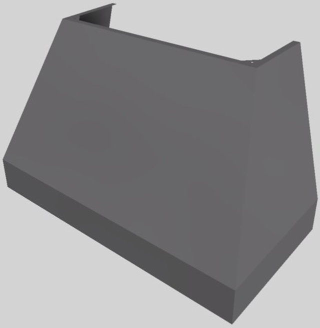 Vent-A-Hood® Designer Series 48" Gunsmoke Wall Mounted Range Hood-1
