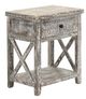 Vintage Furniture Cross Side Table-2