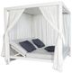 CabanaCoast® Customizable Muse Aluminum Outdoor Cabana Daybed with 3 Curtain-4