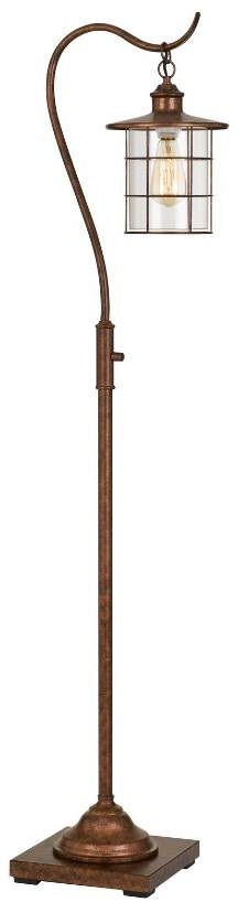 Cal® Lighting & Accessories Silverton Rust Floor Lamp-1