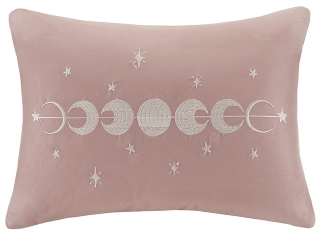 Olliix by Intelligent Design Felicia Blush King/California King Velvet Comforter Set-2
