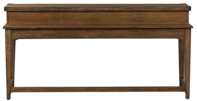 Liberty Furniture Aspen Skies 4-Piece Saddle/Weathered Brown Console Set-1