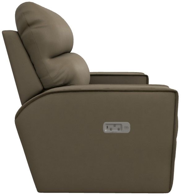 La-Z-Boy® Maddox Buff Power Reclining Chair and a Half with Headrest and Lumbar-2