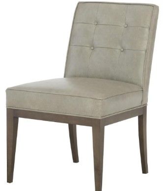 Wesley Hall Milo Gray/Dark Brown Side Chair-0