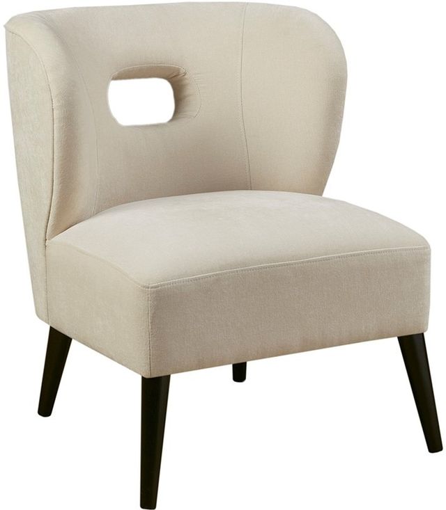 Olliix by Madison Park Bartlett Cream Armless Accent Chair-1