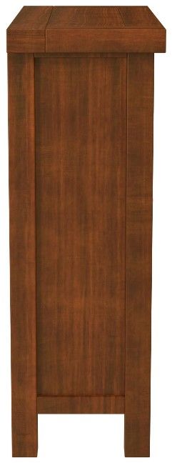 HH2 Home Bayside Rustic Mahogany 2-Door Cabinet-2