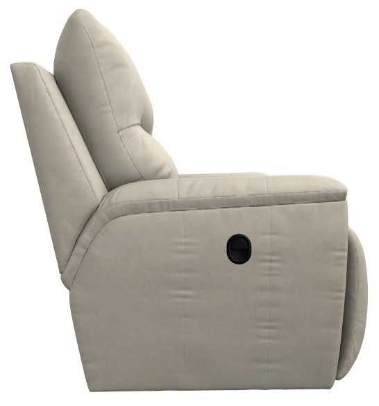 La-Z-Boy® Palmer Oyster Leather Manual Reclining Chair and a Half-3
