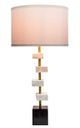 A & B Home Black/White 15" Table Lamp-1