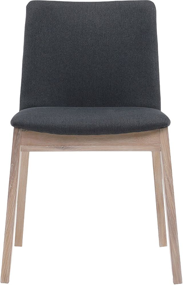 Moe's Home Collection Deco 2-Piece Dark Grey Oak Dining Chair Set-1