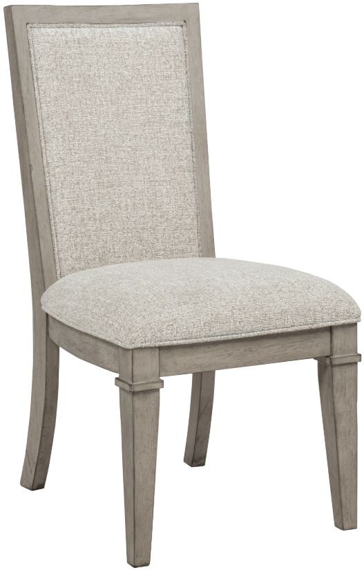 New Classic® Home Furnishings Mariana Gray/Vintage Creme Upholstered Side Chair-0