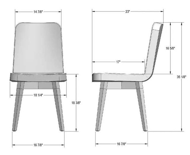 Amisco Customizable Walter Dining Side Chair-3