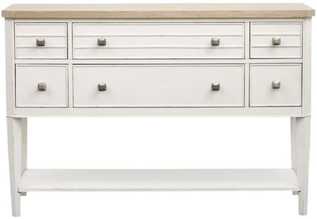 Magnussen Home® Echo Isles Driftwood and Sea Pearl Sideboard-2