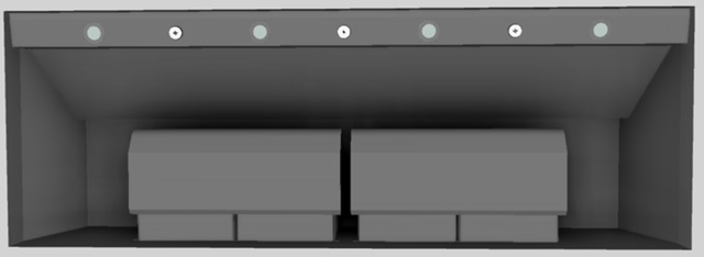 Vent-A-Hood® 66" Gunsmoke Wall Mounted Liner Insert-2