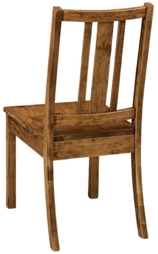 Archbold Furniture Customizable Amish Essentials Bradley Slatted Back Side Chair-2