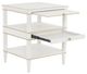 Fairfield® Camille Linen Rectangular 1-Drawer End Table-4