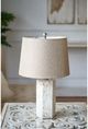 A & B Home Cream Stone Table Lamp-1