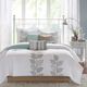 Olliix by Madison Park Blue King/California King Caelie 6 Piece Reversible Coverlet Set-0