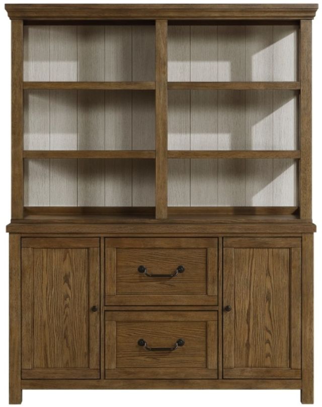Homelegance® Wyatt Brown Buffet and Hutch-2