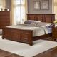 Vaughan-Bassett Reflections Medium Cherry Full Wood Rails-0