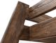 International Furniture Direct Forte Brown Youth Twin Over Full Bunk Bed-4