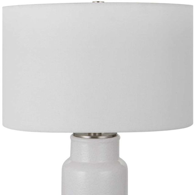 Uttermost® Albany White Table Lamp-4