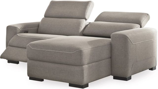 Signature Design by Ashley® Mabton 2-Piece Gray Power Reclining Right-Arm Facing Sectional and Chaise-0