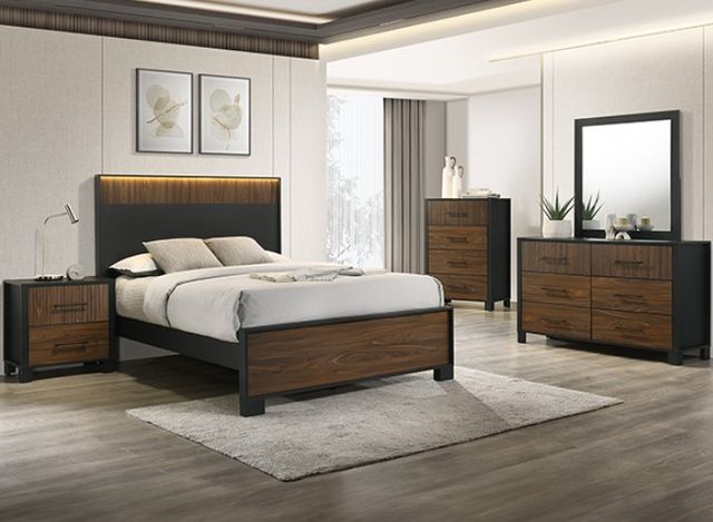 Crown Mark Nemy Black/Brown Dresser-1
