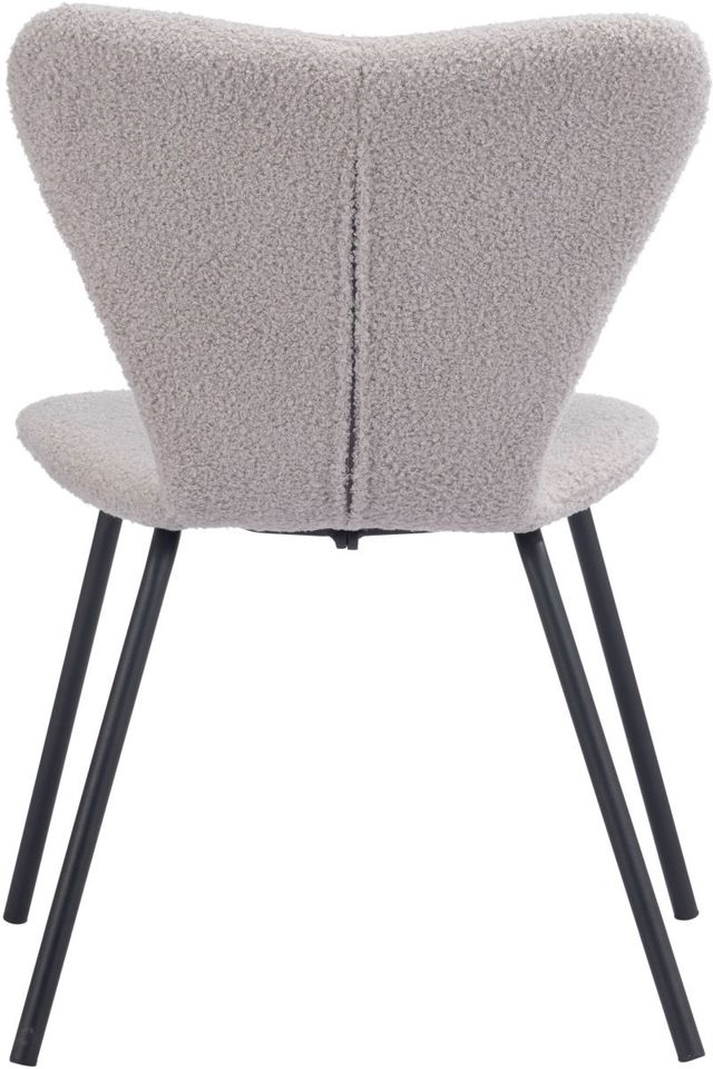 Zuo® Modern Thibideaux Light Gray Dining Chair-3