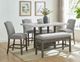 Steve Silver Co. Grayson Ash Gray/Driftwood Storage Counter Bench-1