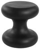Uttermost® Robles Matte Black Faux Stone Indoor-Outdoor Accent Table-0