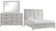 New Classic® Home Furnishings Fiona 3-Piece Mist Gray Queen Panel Storage Bedroom Set-1
