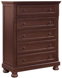 Mazin Furniture Begonia Cherry Brown Chest-1