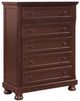 Mazin Furniture Begonia Cherry Brown Chest-1