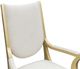 Michael Amini® Scotts Square Light Champagne Dining Arm Chair-5