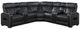 Homelegance® Fairway 3-Piece Black Power Reclining Sectional-0