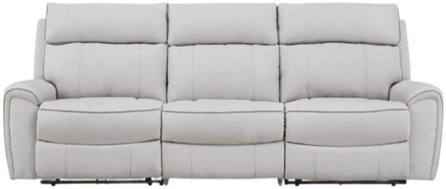 Signature Design by Ashley® Social Pointe 3-Piece Ash/Pearl Small Spaced Power Reclining Sectional-0