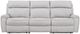 Signature Design by Ashley® Social Pointe 3-Piece Ash/Pearl Small Spaced Power Reclining Sectional-0