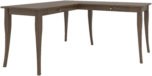 Urban Collections by Yutzy Woodworking Liberty Brown 42" Right Return Writing Desk-0