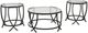 Signature Design by Ashley® Tarrin 3-Piece Black Occasional Table Set Set Set-0
