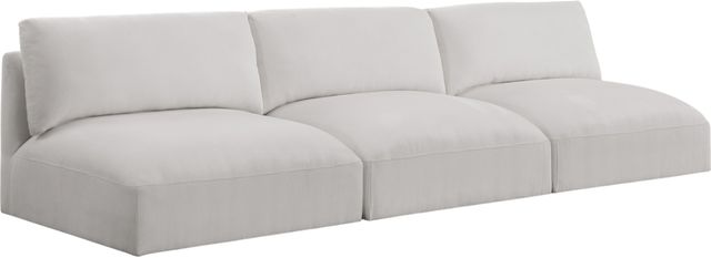 Meridian Furniture Ease 3-Piece Cream Armless Modular Sofa-0