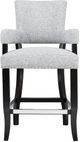 Olliix by Madison Park Grey Dawson Arm 26‘’ Counter Stool-1