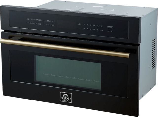 FORNO® Espresso Oliena 1.6 Cu. Ft. Black Built In Microwave -3