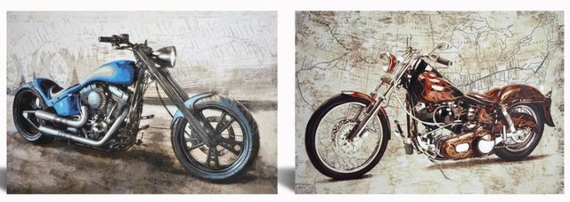 Classy Art 2-Piece 28" Hand Painted Textured Canvas Wall Art Set-1