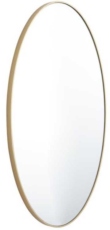 Deco Marche Gold Oval Thin Minimalistic Frame Mirror-1